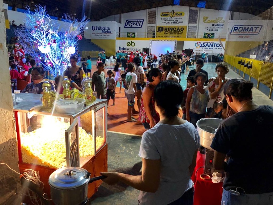SAS Realiza festa de Natal para os beneficiários