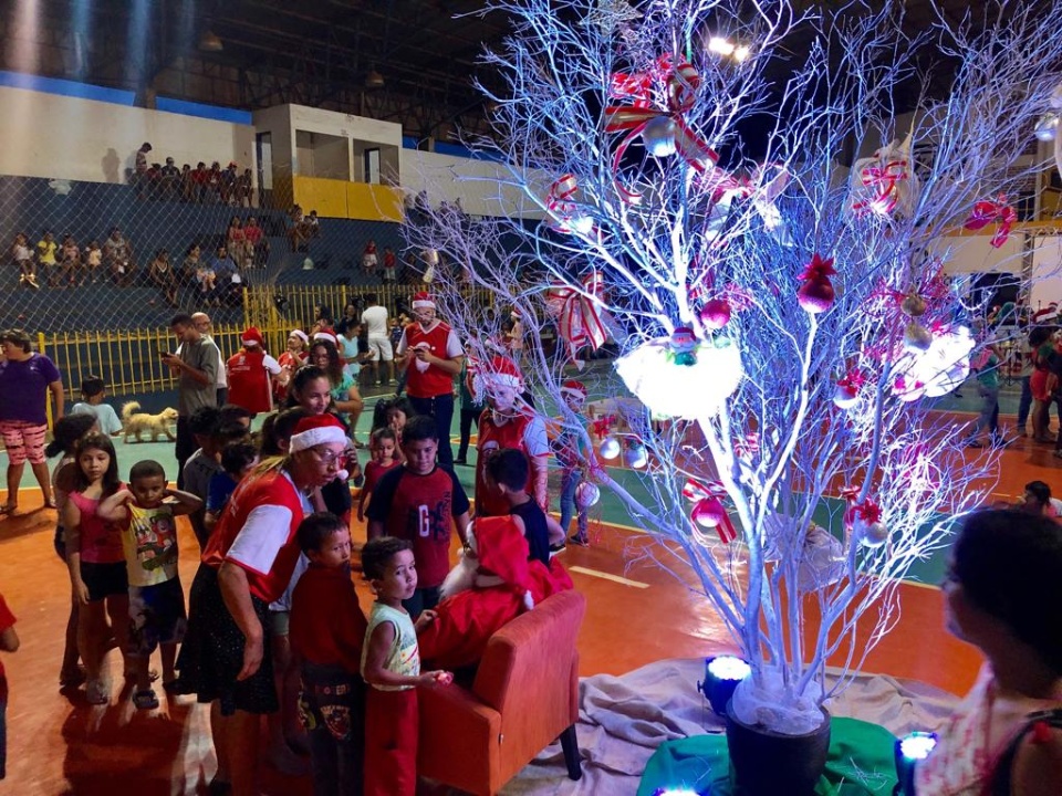 SAS Realiza festa de Natal para os beneficiários