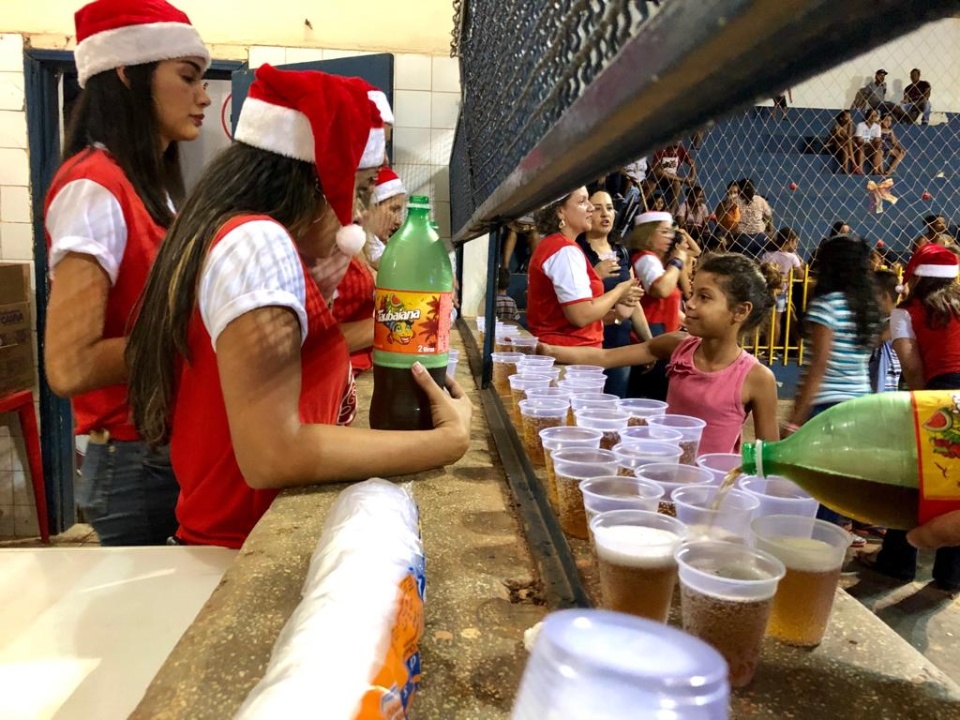 SAS Realiza festa de Natal para os beneficiários