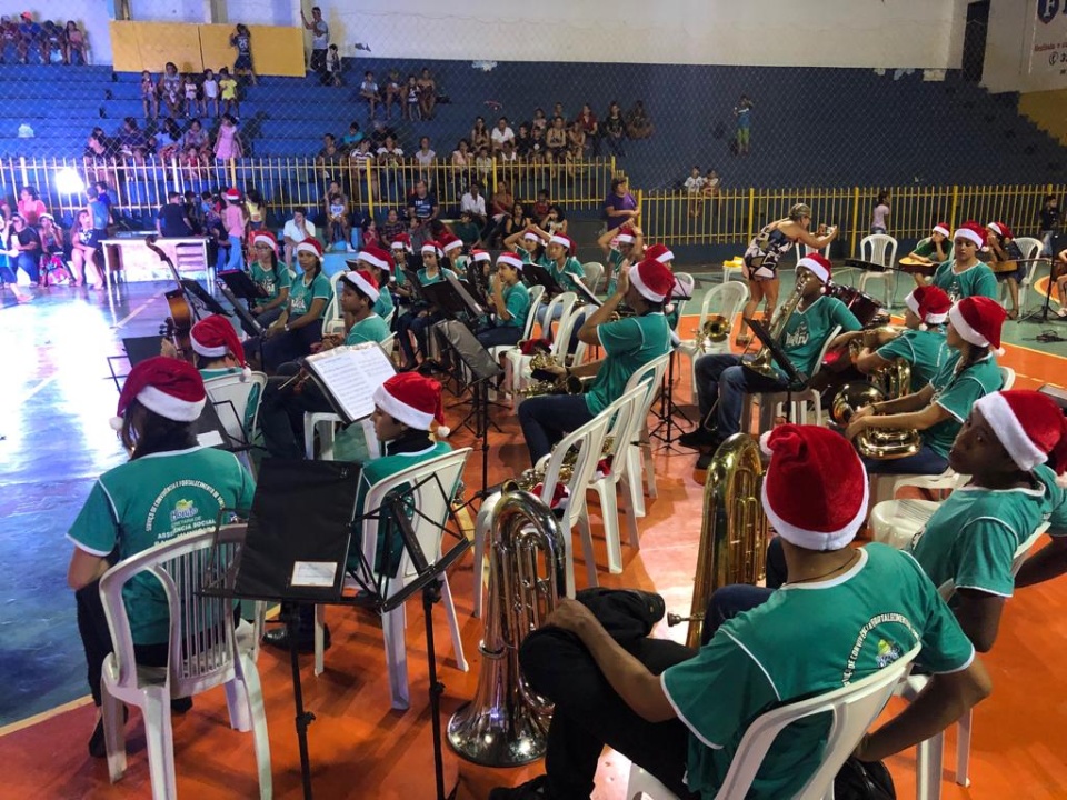 SAS Realiza festa de Natal para os beneficiários