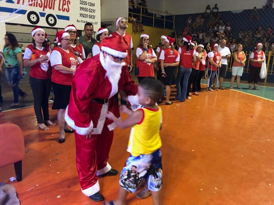 SAS Realiza festa de Natal para os beneficiários