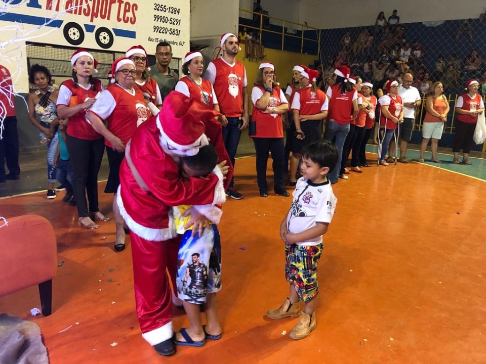 SAS Realiza festa de Natal para os beneficiários