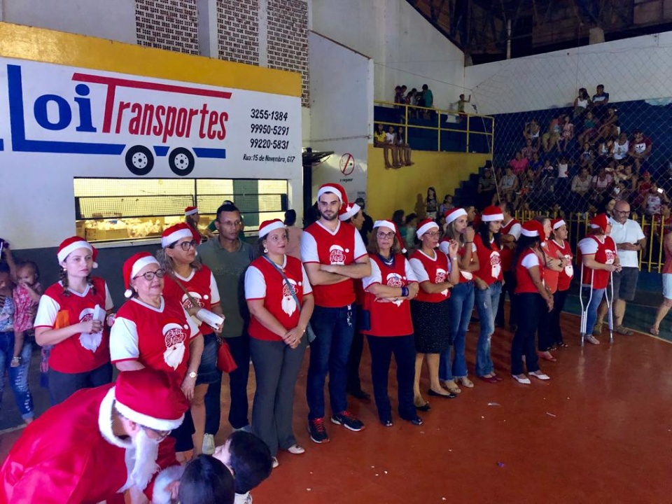 SAS Realiza festa de Natal para os beneficiários