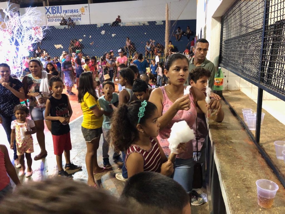 SAS Realiza festa de Natal para os beneficiários