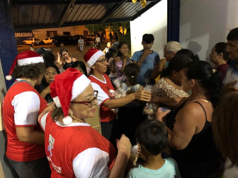 SAS Realiza festa de Natal para os beneficiários
