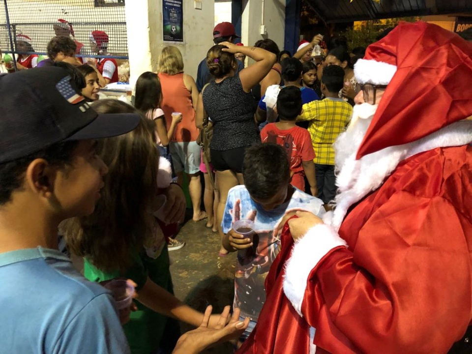 SAS Realiza festa de Natal para os beneficiários