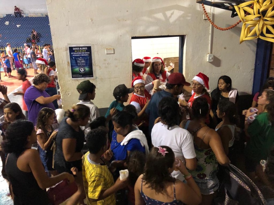 SAS Realiza festa de Natal para os beneficiários