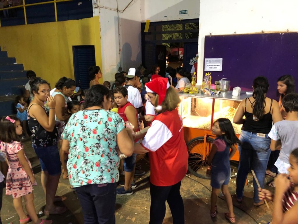 SAS Realiza festa de Natal para os beneficiários