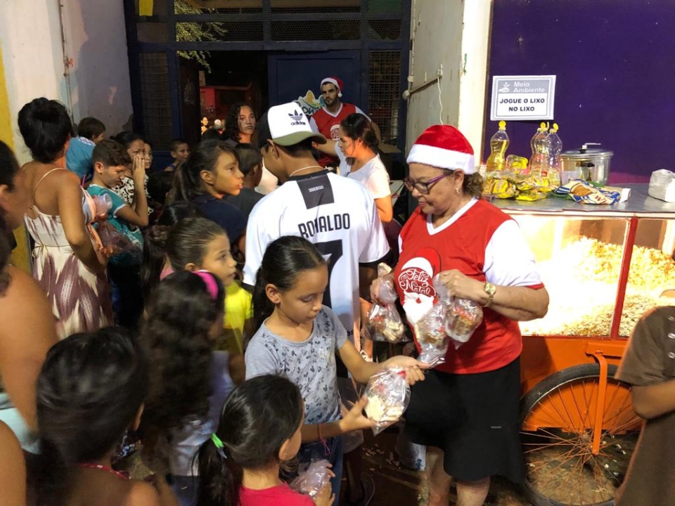 SAS Realiza festa de Natal para os beneficiários