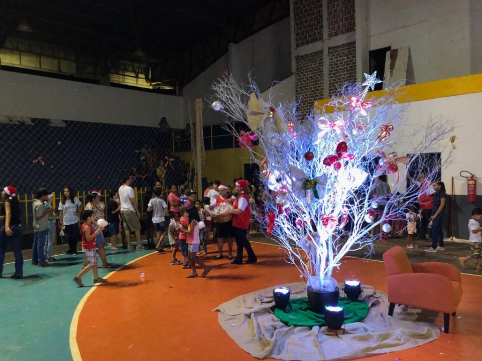 SAS Realiza festa de Natal para os beneficiários