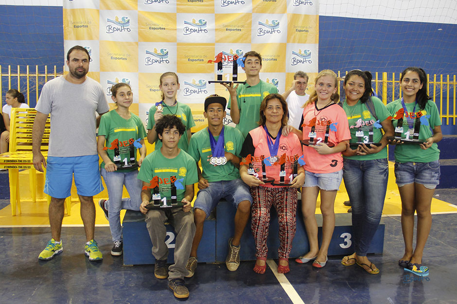 Confira as fotos de premiação dos Jogos Escolares de Bonito, modalidade individual