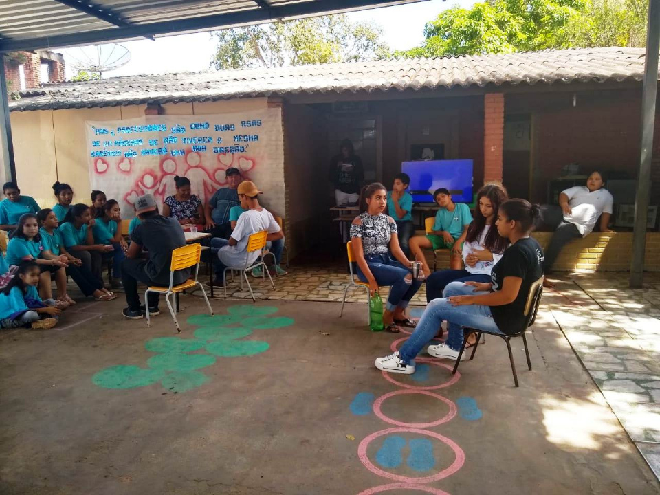 Escola de Águas do Miranda realiza evento reunindo pais e alunos