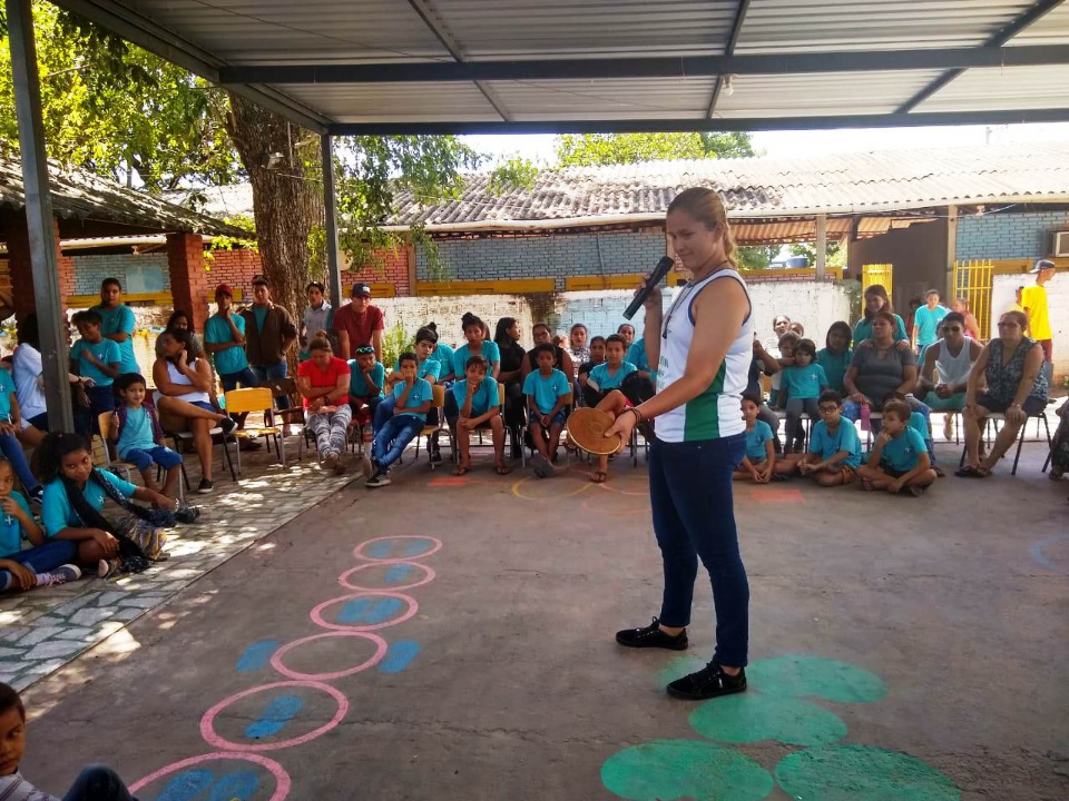 Escola de Águas do Miranda realiza evento reunindo pais e alunos