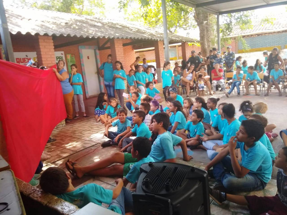 Escola de Águas do Miranda realiza evento reunindo pais e alunos