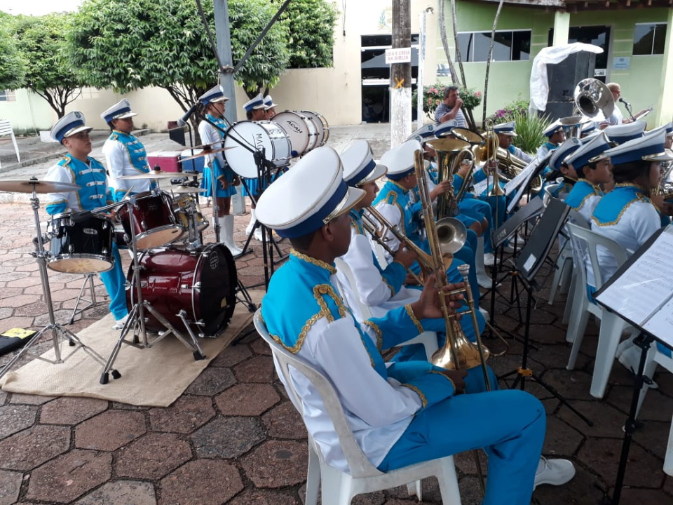 Banda Municipal se apresenta no 54º aniversário de Caracol