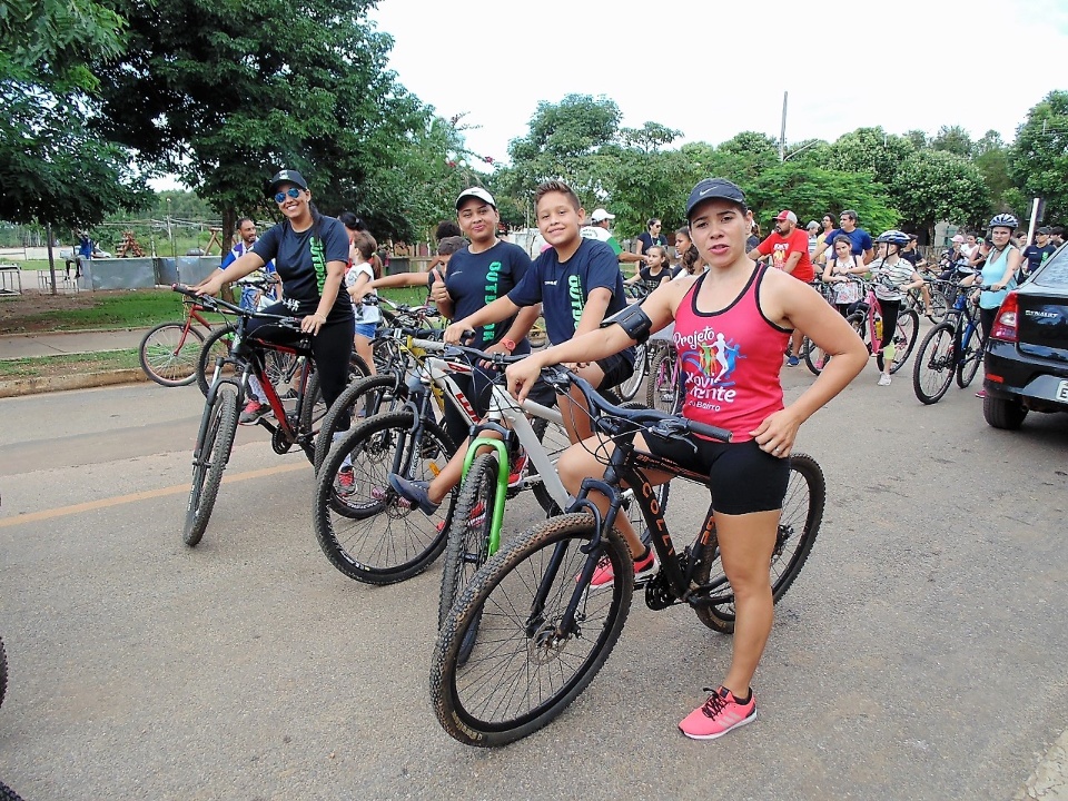 Esportes realizou hoje o 3º Passeio Ciclístico do Trabalhador