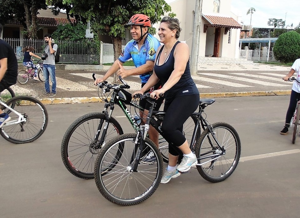 Esportes realizou hoje o 3º Passeio Ciclístico do Trabalhador