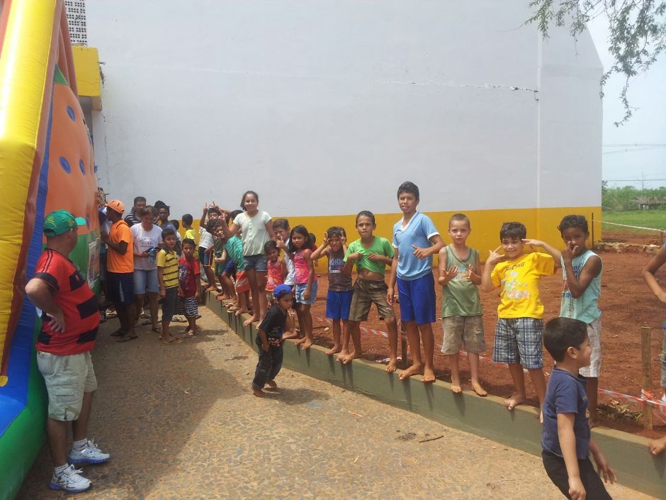 Prefeitura de Bonito e Fundesporte criam espaço para as crianças durante festa dos 67 anos de Bonito