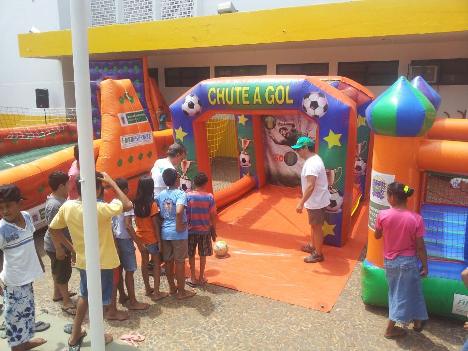 Prefeitura de Bonito e Fundesporte criam espaço para as crianças durante festa dos 67 anos de Bonito