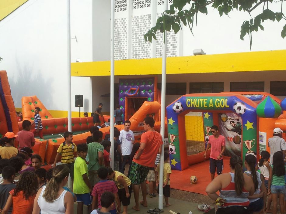 Prefeitura de Bonito e Fundesporte criam espaço para as crianças durante festa dos 67 anos de Bonito