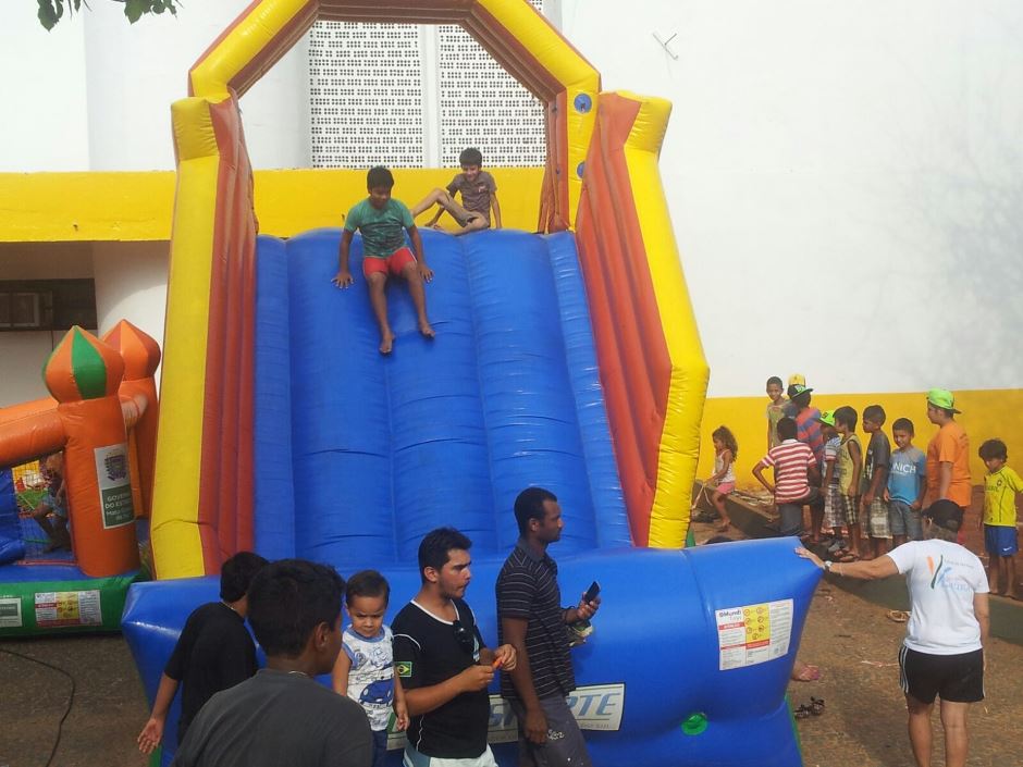 Prefeitura de Bonito e Fundesporte criam espaço para as crianças durante festa dos 67 anos de Bonito