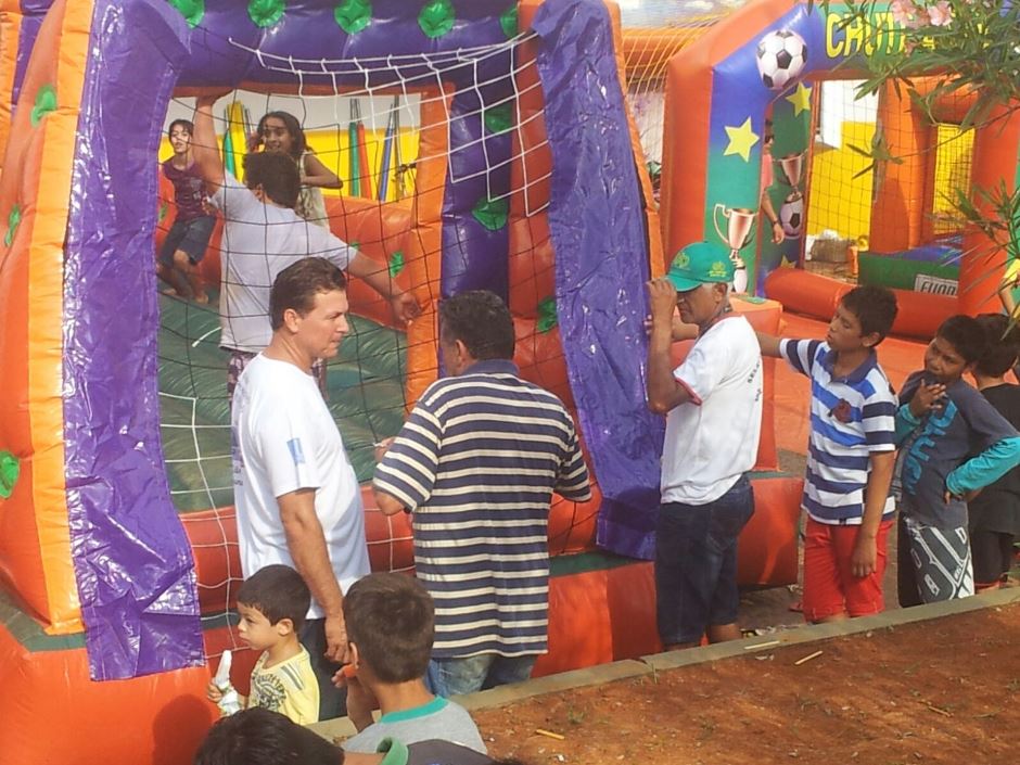 Prefeitura de Bonito e Fundesporte criam espaço para as crianças durante festa dos 67 anos de Bonito