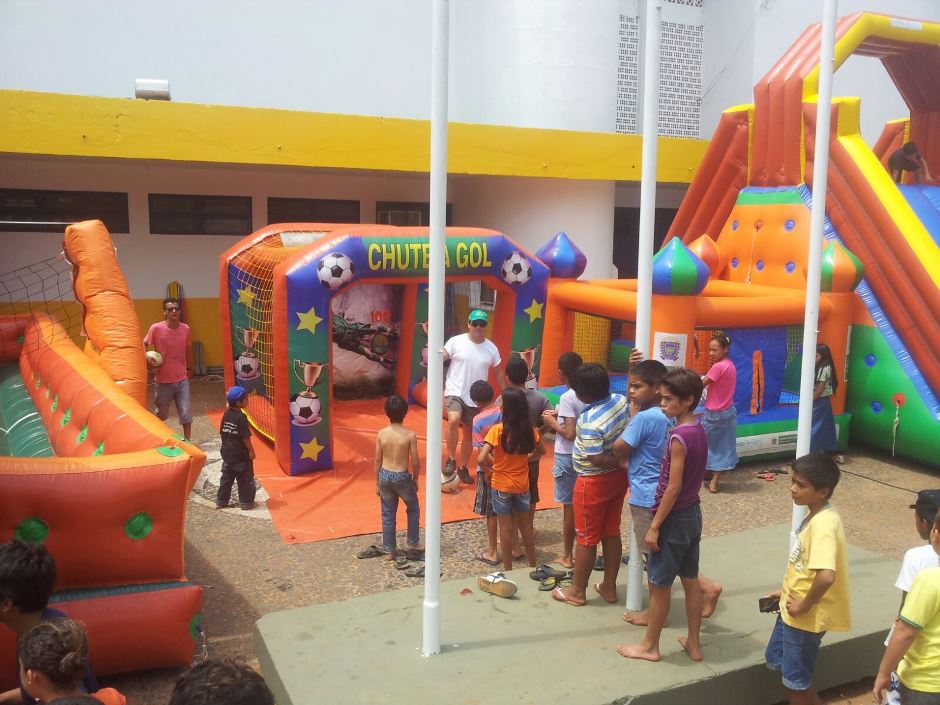Prefeitura de Bonito e Fundesporte criam espaço para as crianças durante festa dos 67 anos de Bonito