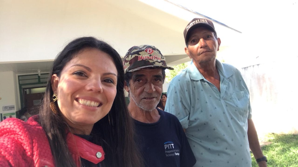 Moradores de Águas do Miranda recebem vacina contra gripe
