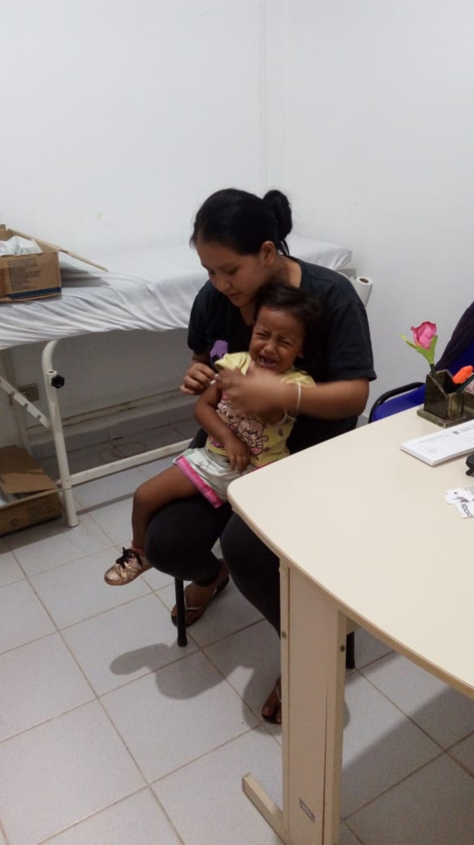 Moradores de Águas do Miranda recebem vacina contra gripe