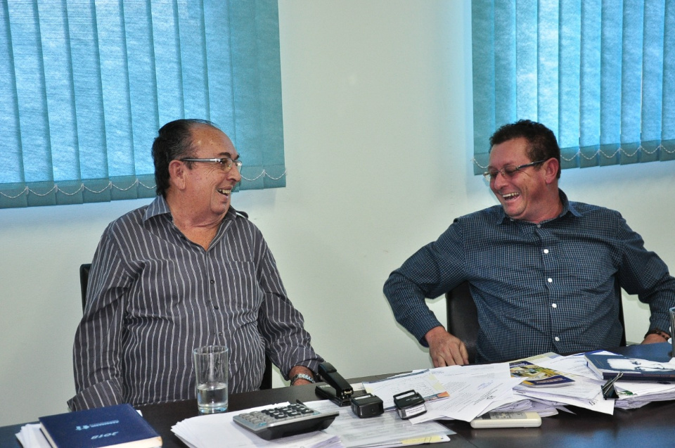 Odilson recebe prefeito e presidente da Câmara de Alcinópolis
