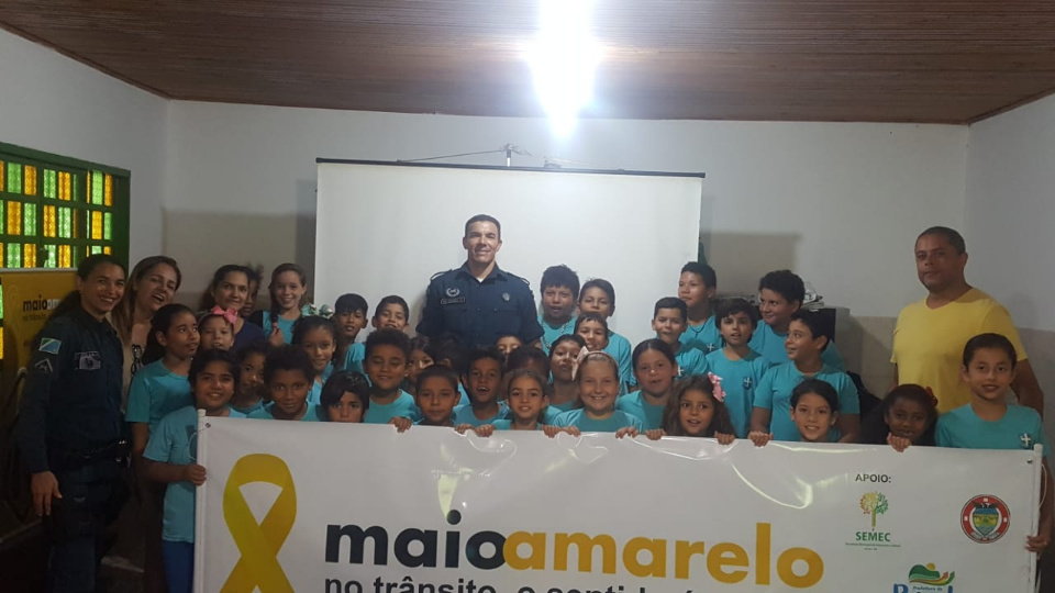 Trânsito é tema de palestra na Escola Vitalina Vargas Machado