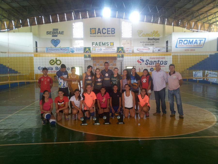 Prefeito de Bonito parabeniza atletas do vôlei pelos ótimos resultados na Copa Pantanal
