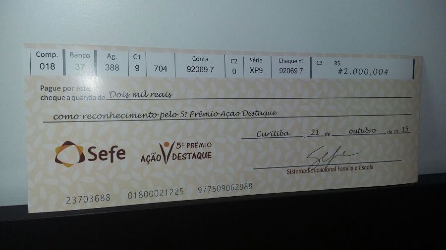 Projeto de Bonito ganha primeiro lugar em prêmio de educação