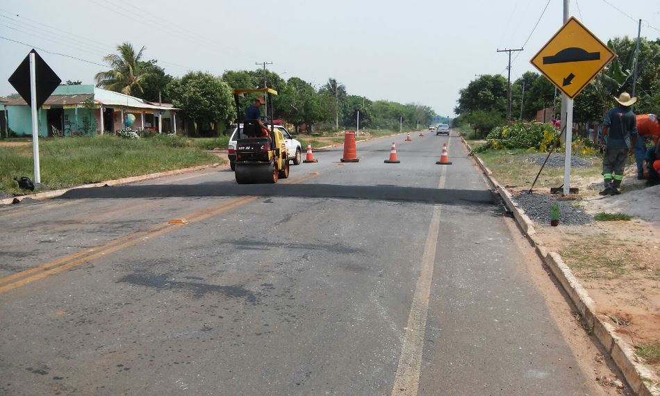 Novos quebra-molas são instalados em rodovia de Bonito/MS