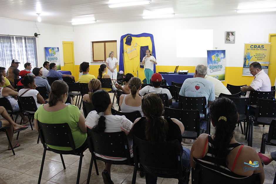 Programa Bonito Solidário tem reunião, gincana, lanche e recebe palestra