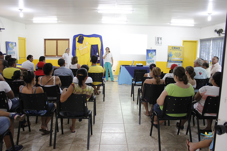 Programa Bonito Solidário tem reunião, gincana, lanche e recebe palestra