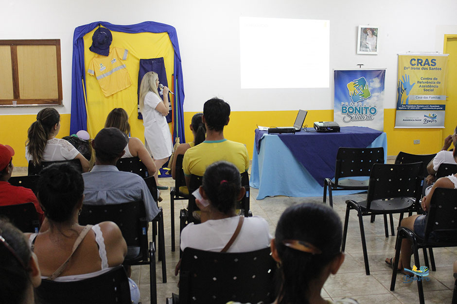 Programa Bonito Solidário tem reunião, gincana, lanche e recebe palestra