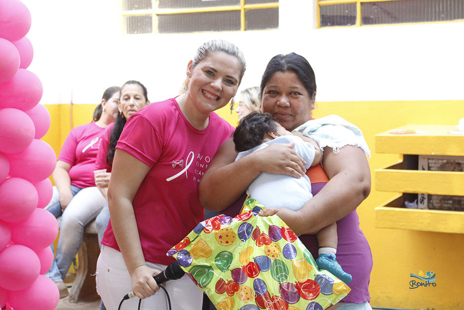 Ação de combate ao câncer de mama é realizada em ESF de Bonito