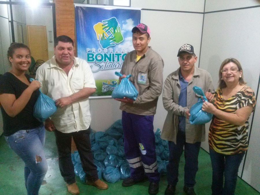 Prefeitura de Bonito faz entrega de feijão às entidades sociais