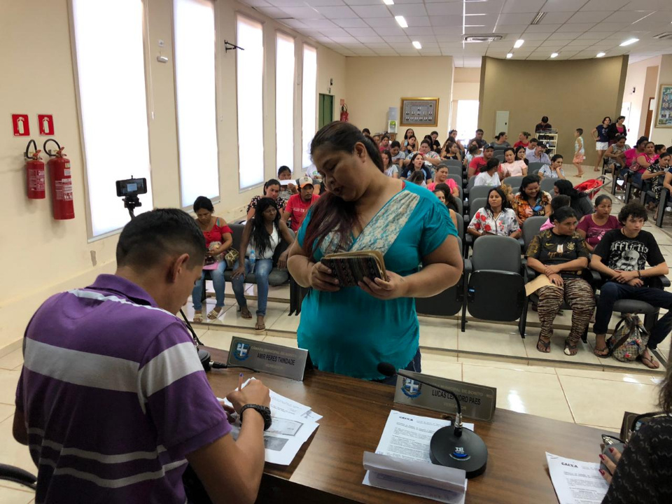 Prefeitura reúne contemplados do conjunto Rio Bonito I