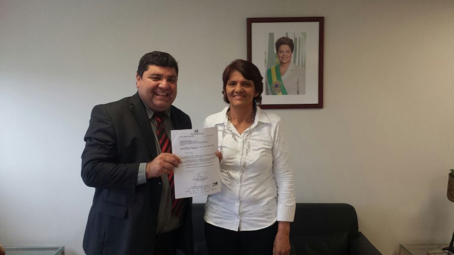 Vice Prefeito de Bonito, Josmail Rodrigues vai a Brasília em busca de recursos federais