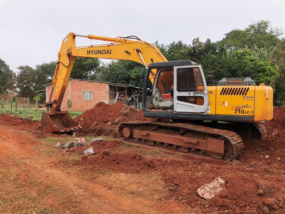 Rede de drenagem da Vila Machado utilizará 1.048 metros de tubos