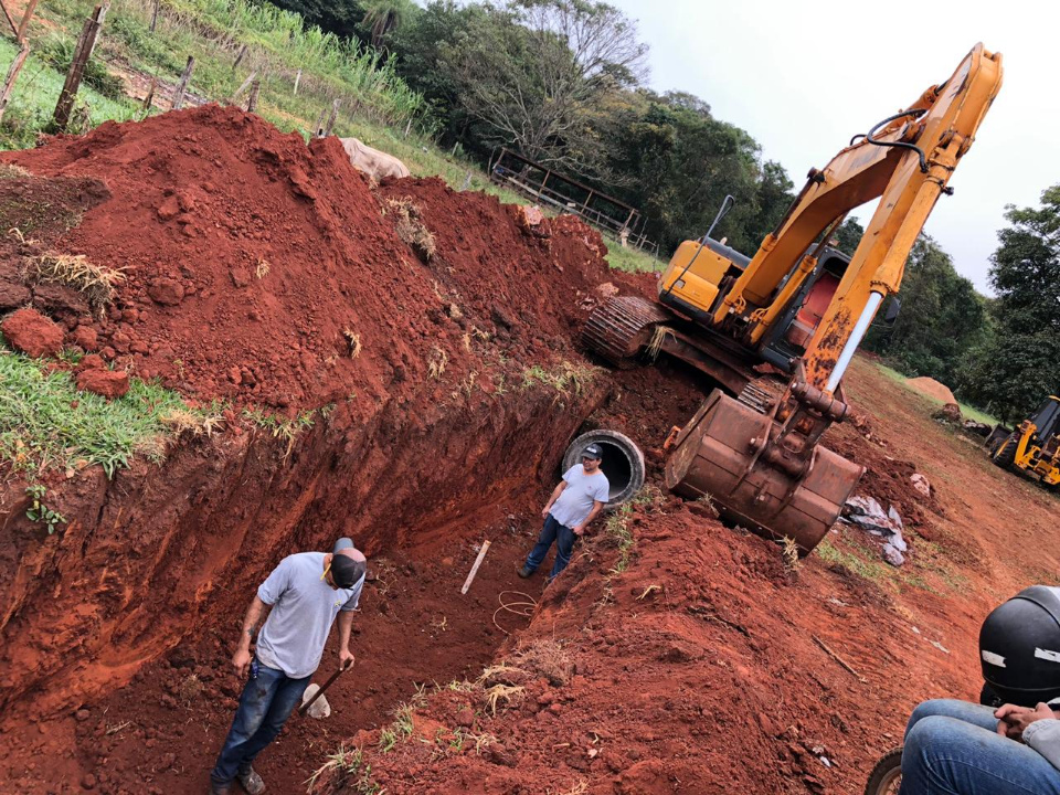 Rede de drenagem da Vila Machado utilizará 1.048 metros de tubos