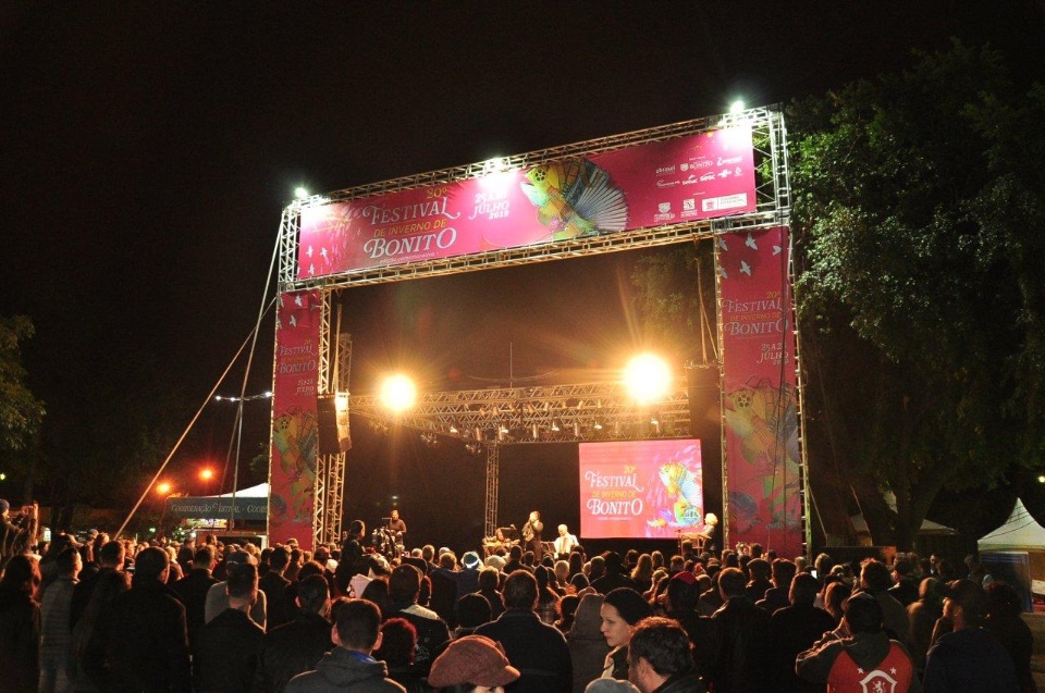 20º Festival de Inverno de Bonito foi aberto nesta quinta-feira
