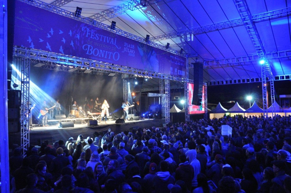 20º Festival de Inverno de Bonito foi aberto nesta quinta-feira