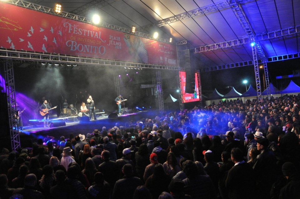 20º Festival de Inverno de Bonito foi aberto nesta quinta-feira