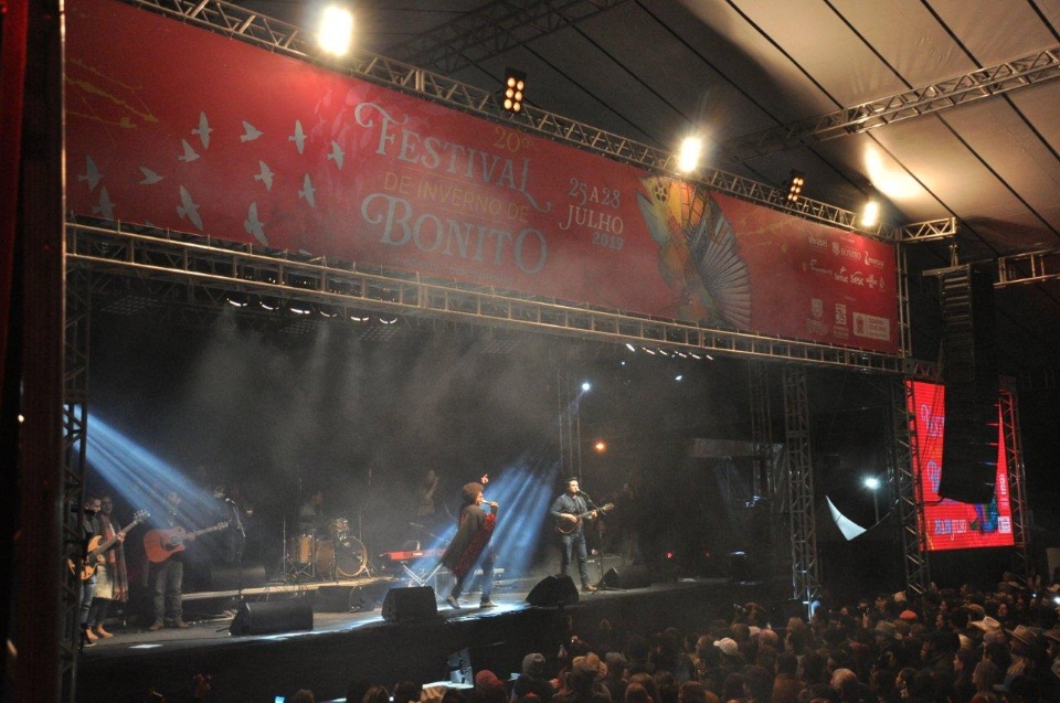 20º Festival de Inverno de Bonito foi aberto nesta quinta-feira