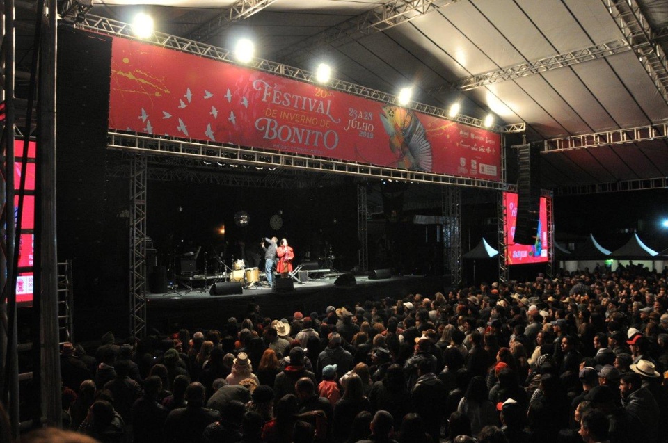 20º Festival de Inverno de Bonito foi aberto nesta quinta-feira