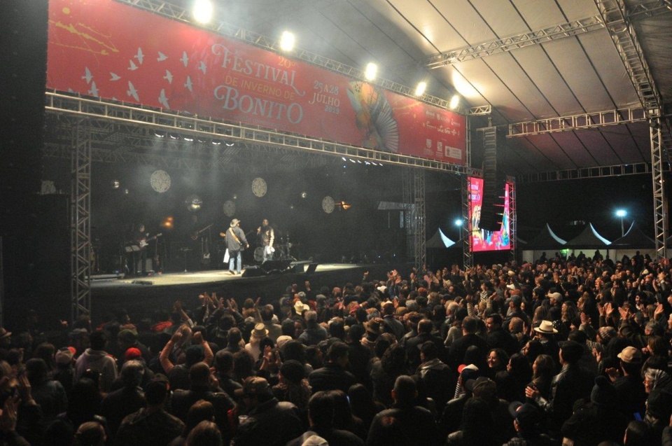 20º Festival de Inverno de Bonito foi aberto nesta quinta-feira