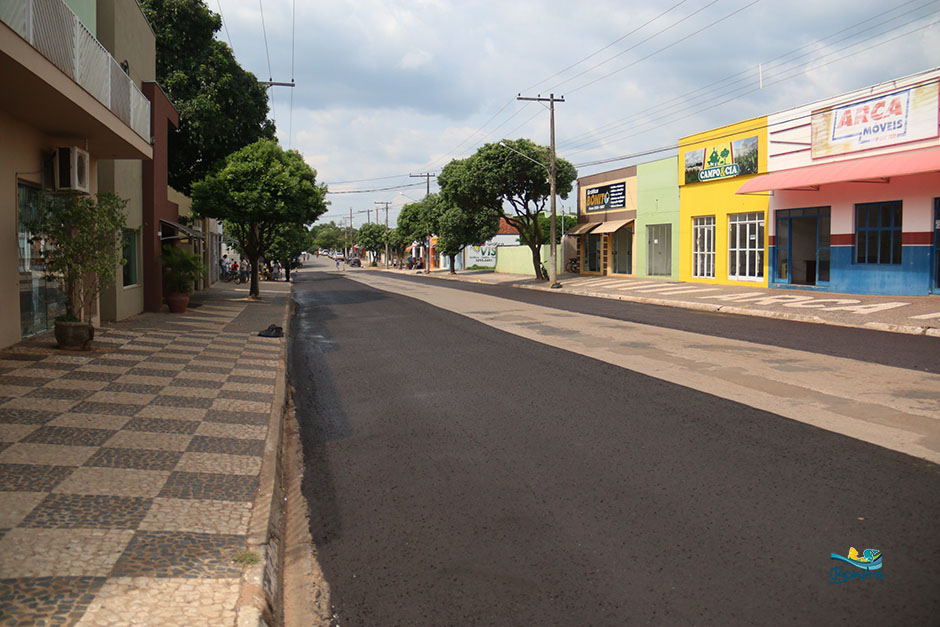 Prefeitura realiza recapeamento asfáltico na Cidade de Bonito